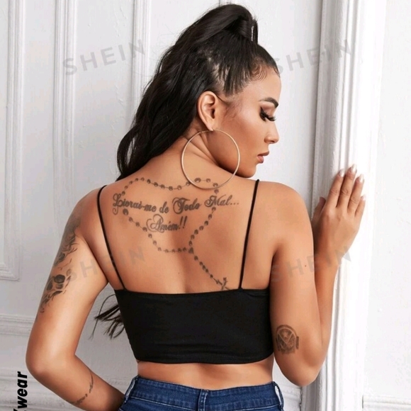 SHEIN - short black tank top - Picture 4 of 7